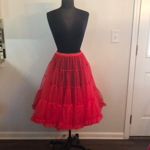 Cherry Red Petticoat
